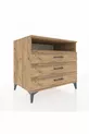 Kronos Kommode Ein Regal 3 Schubladen Kiefer-Kiefer