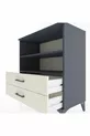 Hyperion Dressoir 2 Planken 2 Laden Antraciet-Leisteen