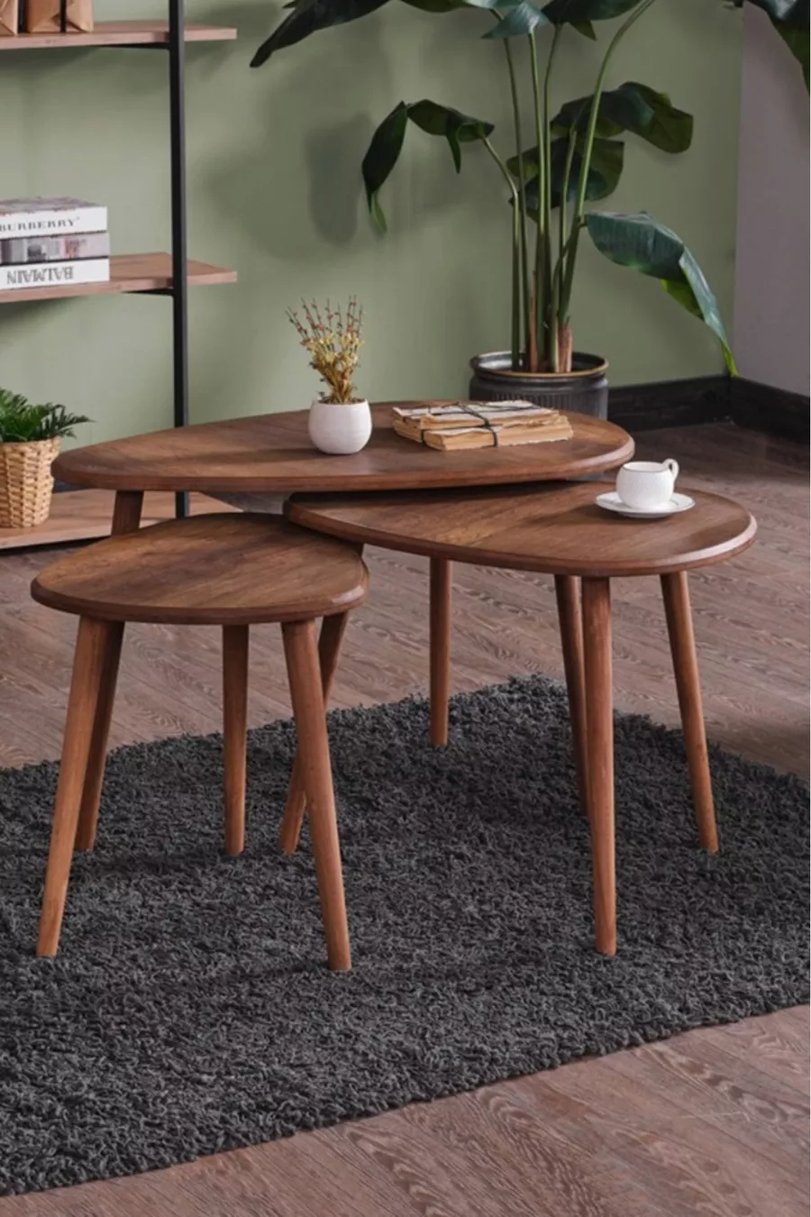 Mdf Alvin Zigon - Table basse moyenne 3 pièces