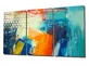 Peinture sur Verre Méga aux Coups de Pinceau Colorés