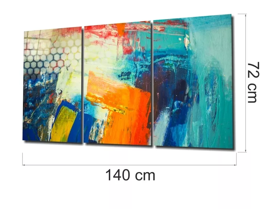 Peinture sur Verre Méga aux Coups de Pinceau Colorés