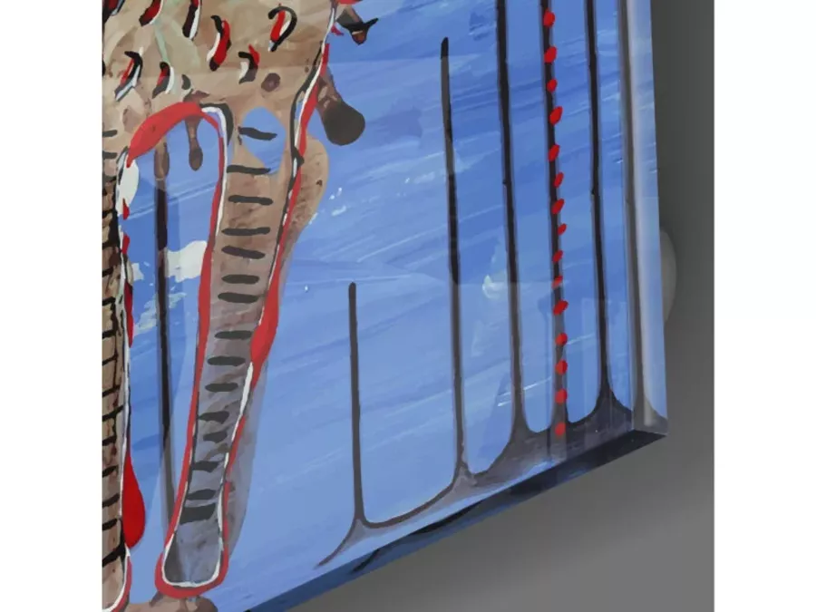 Peinture abstraite sur verre Star Wars