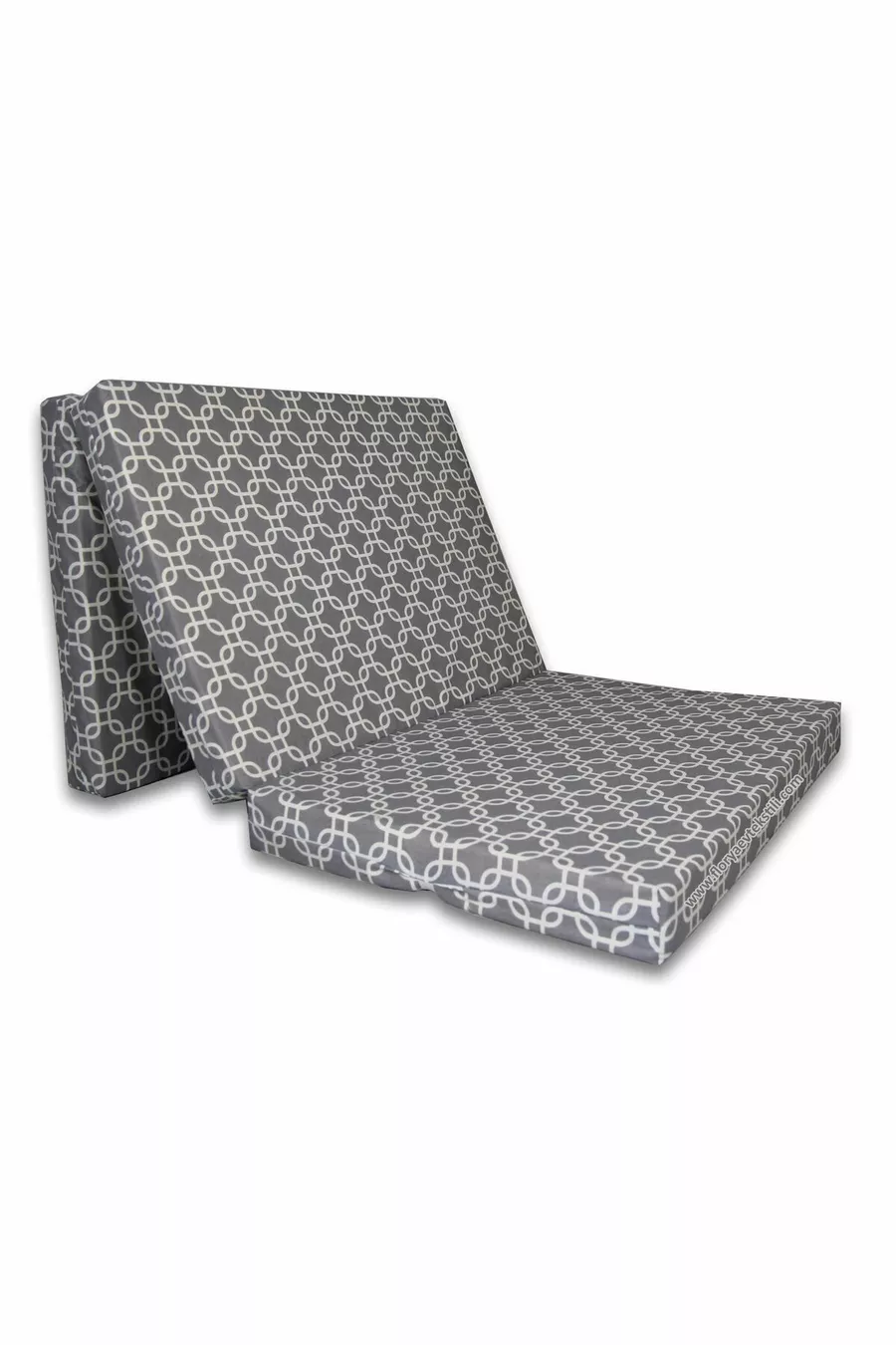 Matelas pliant en mousse  Cm Coussin à carreaux