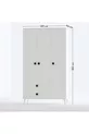 Armoire Opal à 3 portes et 2 tiroirs