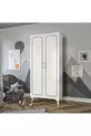 Armoire moderne à 2 portes avec motif, penderie - MDF de qualité supérieure