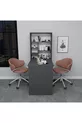 Tavolo da Manicure e Pedicure con Scaffale in Cedro, Antracite - Cedro