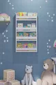 Étagère éducative Montessori pour chambre d'enfant avec 4 niveaux, étagère murale décorative
