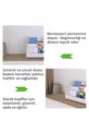 Bibliothèque Montessori en bois Anka / Blanche