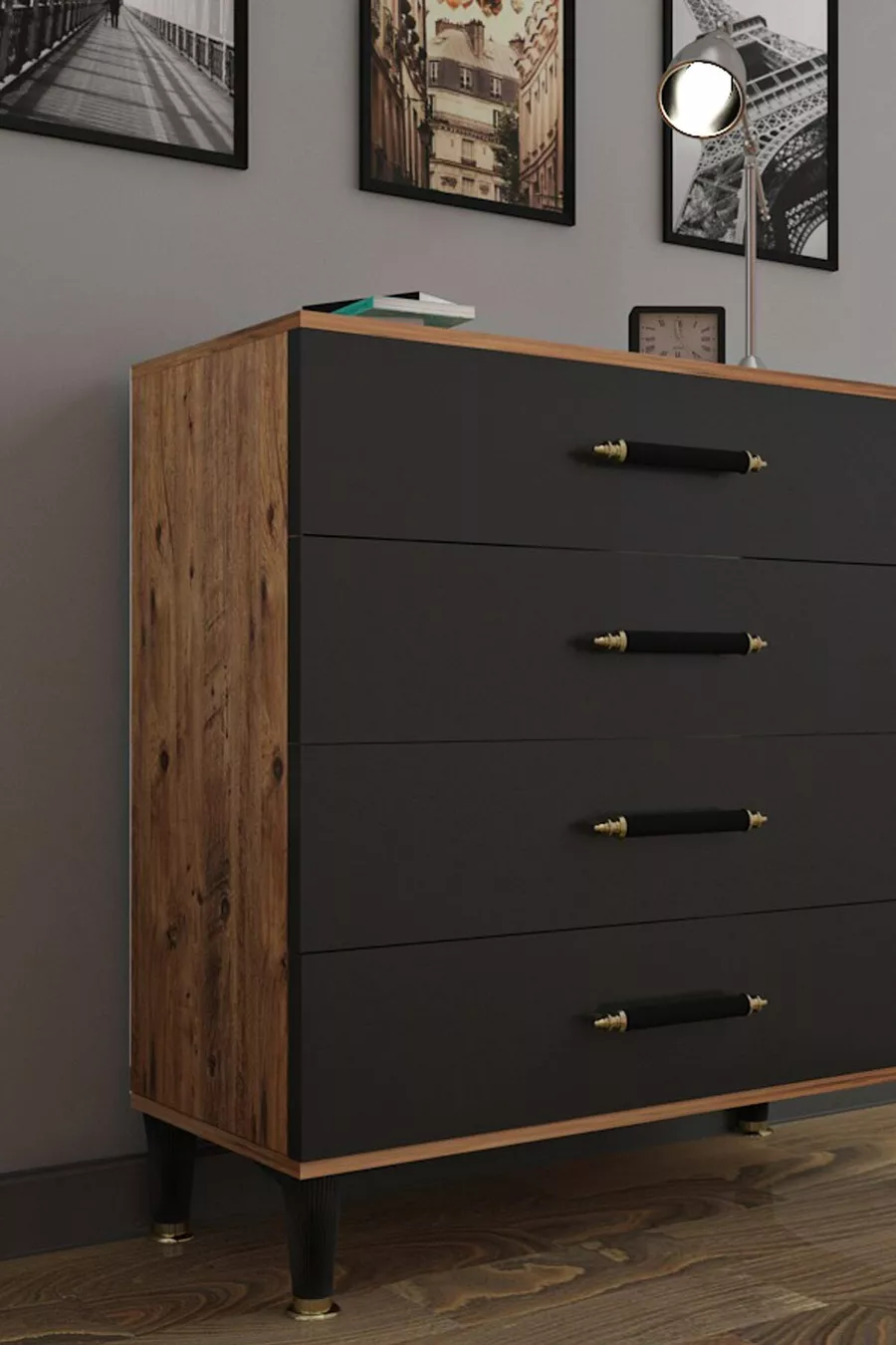 Melody Dresser Anthracite