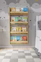 Детски библиотечен шкаф Montessori с 4 рафта, MDF * см - Сафирен дъб