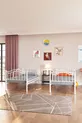 Lit Superposé et Lit Simple Métallique pour Enfants Belinay Blanc