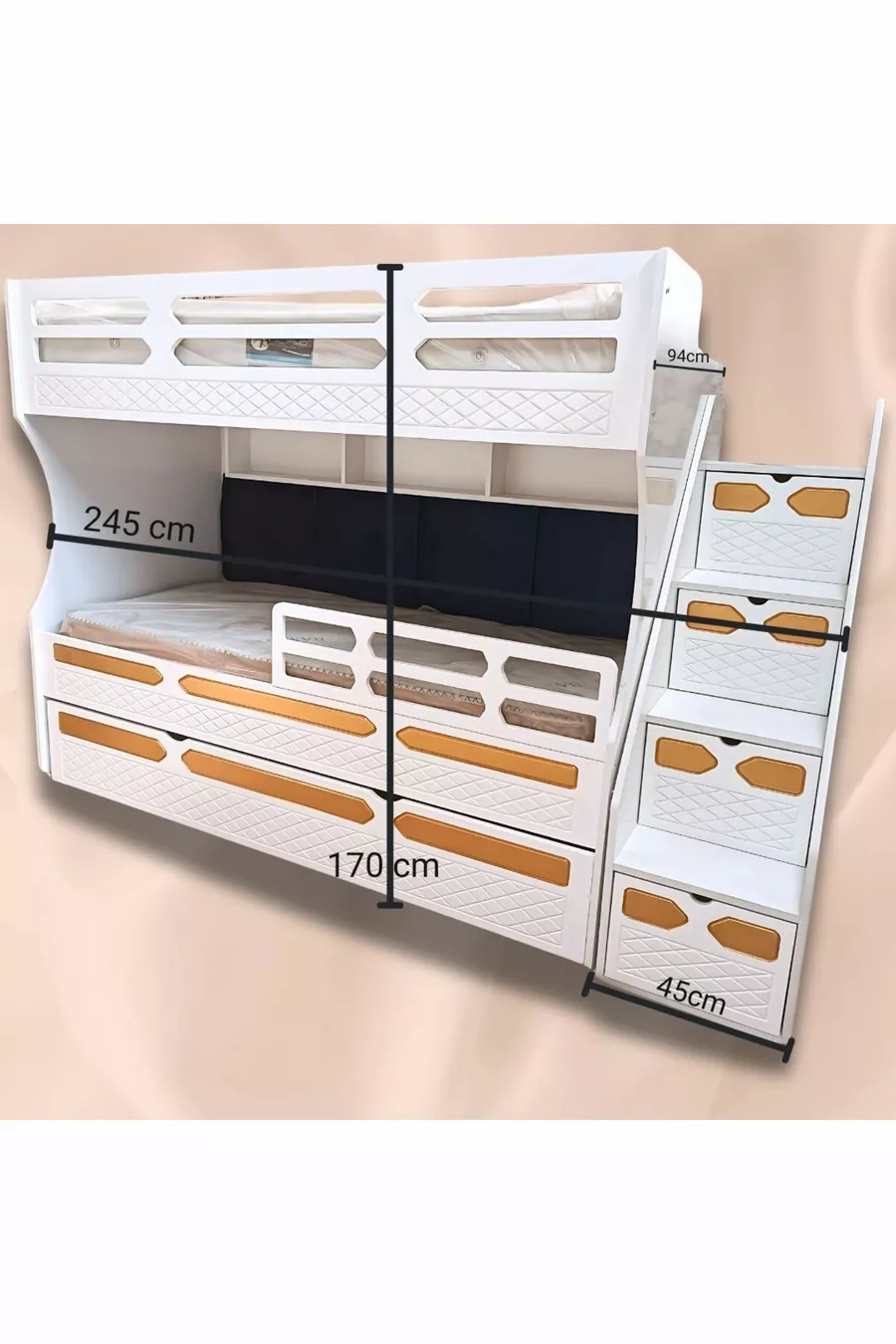 Lyra Sleep MDF Bunk Bed