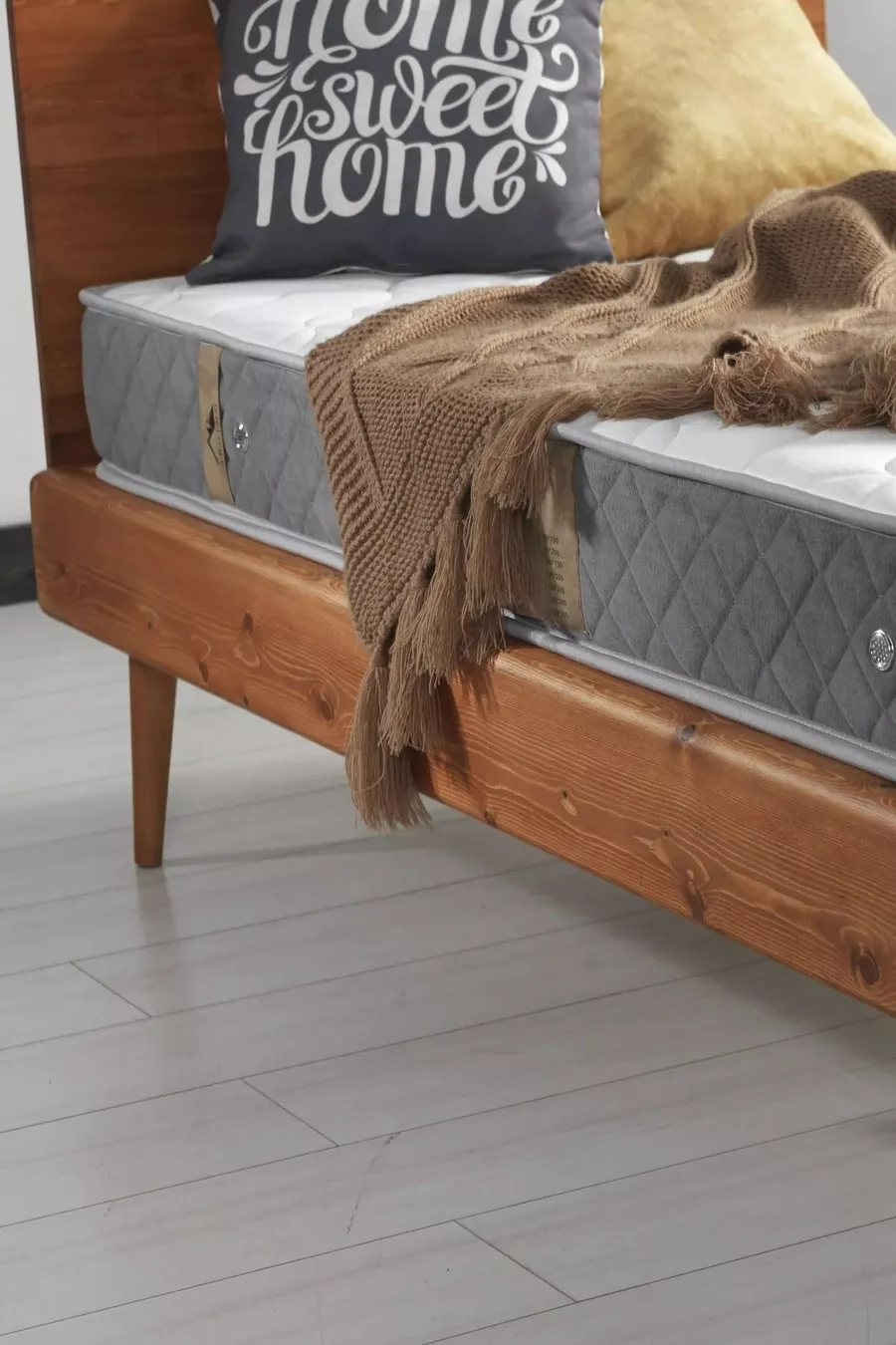 Lit réversible Prestige en tissu tricoté pour une personne
