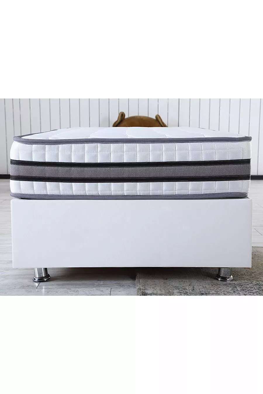 Matelas à ressorts orthopédique complet Nano, disponible en plusieurs tailles, utilisation double face (cm)