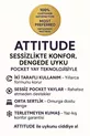 Еднолицев ортопедичен матрак Attitude с опора за гръбначния стълб