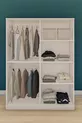 Armoire GM  Hayal 4 portes avec miroirs et poignées boutons