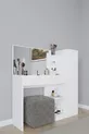 Orkide Makyaj Masası, 1 Çekmeceli, Dolaplı, Aynalı