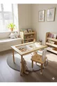 Table d'activités en bois pour enfants avec 1 chaise - Avec tableau noir