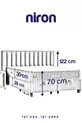 Ensemble Lit Hades avec Sommier et Tête de Lit Double Pack Matelas à Ressorts Luxe Sommier et Tête de Lit Gris Foncé