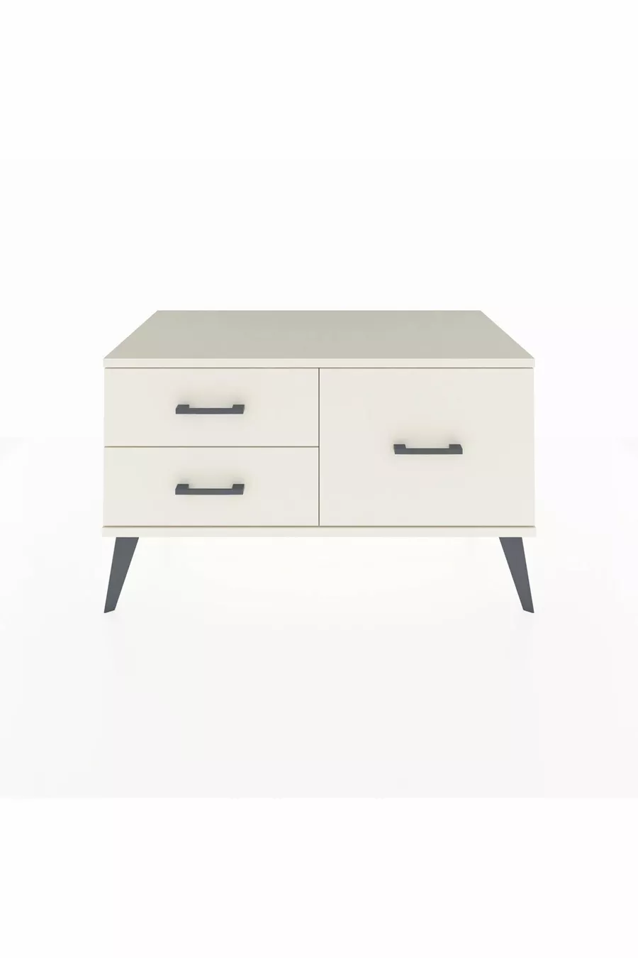 Commode Hyperion 3 étagères Pierre de lune-Pierre de lune