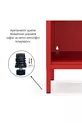 Pera Commode Étagère Ouverte, 5 x x cm - 9 Options de Couleurs Disponibles
