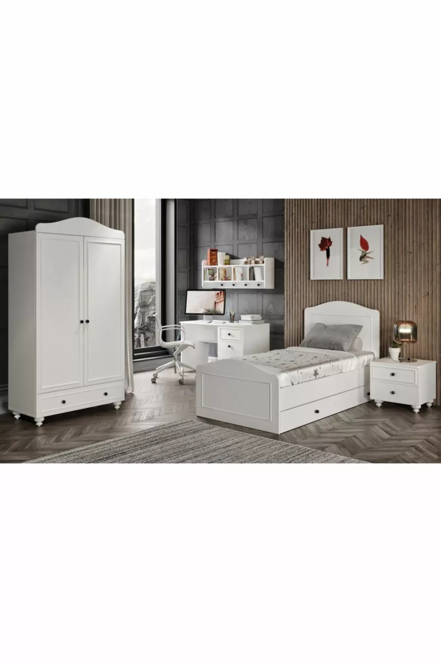Ensemble de chambre d'enfant Montes (%MDF)