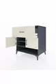 Kronos Dresser with 2 Shelves, 1 Drawer, 2 Doors, Anthracite-Ash
