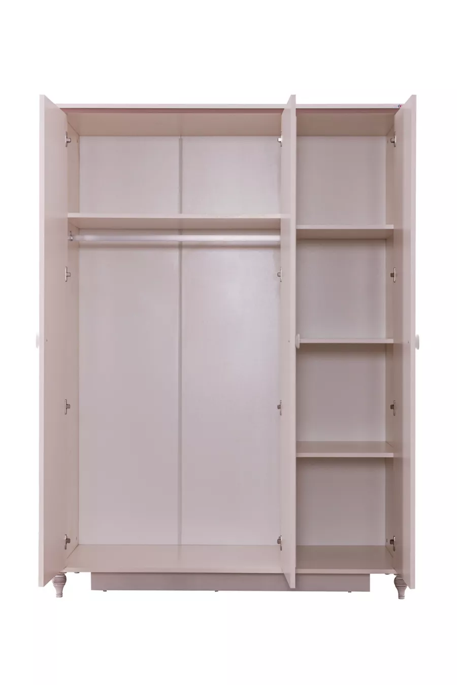 Ezgi Lux Jugendzimmer - 3-türiger Schrank, Bett, Nachttisch, Schreibtisch, Kommode