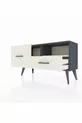 Arges Dresser Single Shelf 2 Drawers Anthracite-Agate