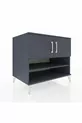 Kronos Dresser 3 Shelves 2 Doors Anthracite-Anthracite