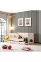 Chambre d'enfant, Armoire Zenit à 3 portes, Lit en sofa avec barrières pour enfants