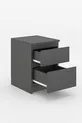 Derinkuyu 2-Drawer Nightstand for Bedroom, Baby Room, Youth Room, Anthracite