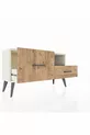 Arges Dressoir Enkelplank 2 Lade Agaat-Antraciet/Den