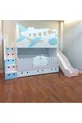 Thy Sliding Loft Bed with Aircraft Model