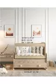 Cradle with Drawer That Rocks Mother with Bed as a Gift