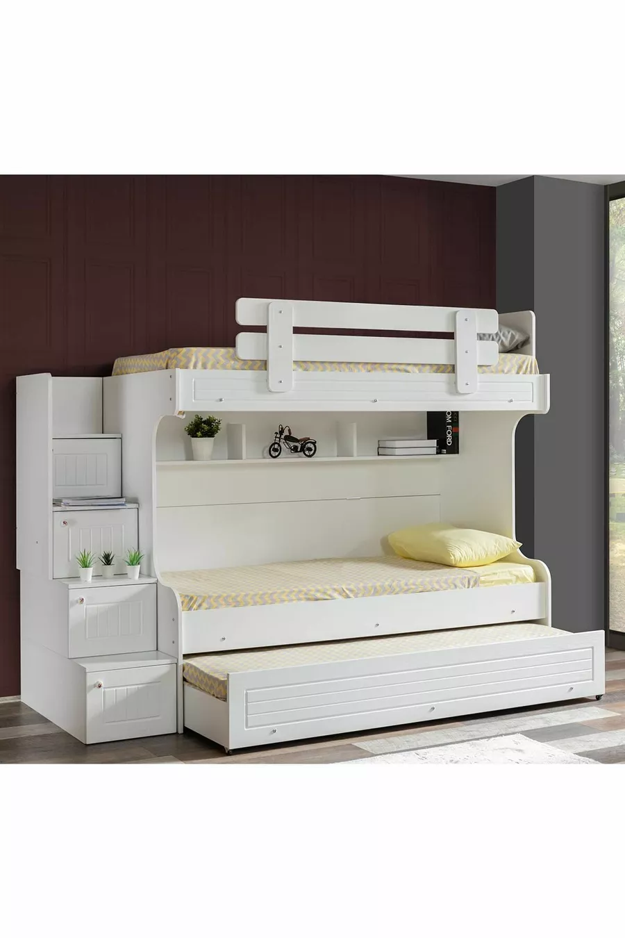 Lits superposés, Lits superposés avec bassinet