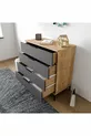 Cassettiera Aden 4 Cassetti Antracite, Camera da Letto, Cameretta