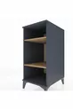 Kronos Nightstand 2-Shelf Anthracite-Pine