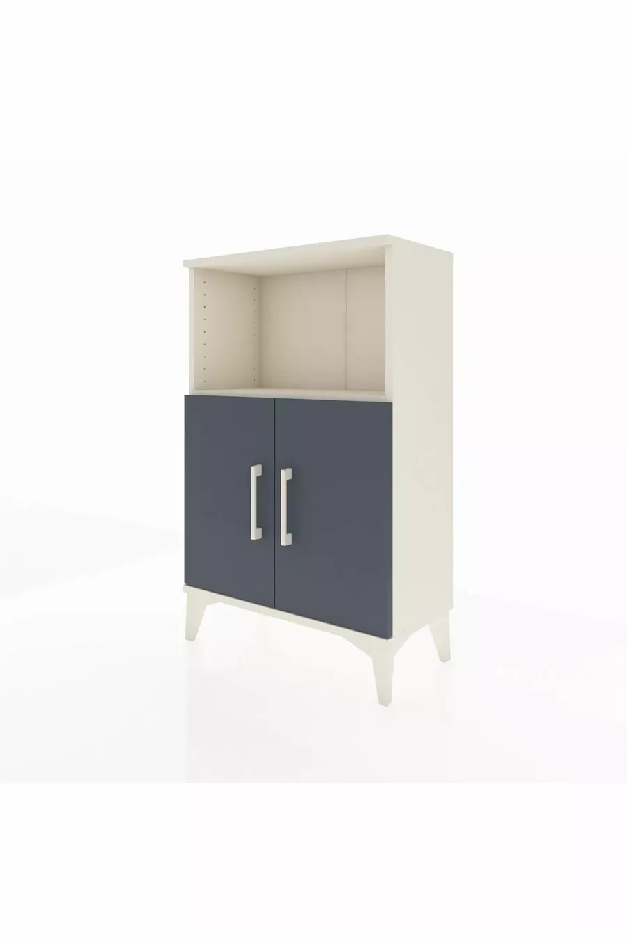 Arges Commode 2 Planken 2 Deuren Agaatsteen-Antraciet