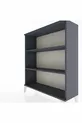 Commode Arges 2 étagères Anthracite-Anthracite