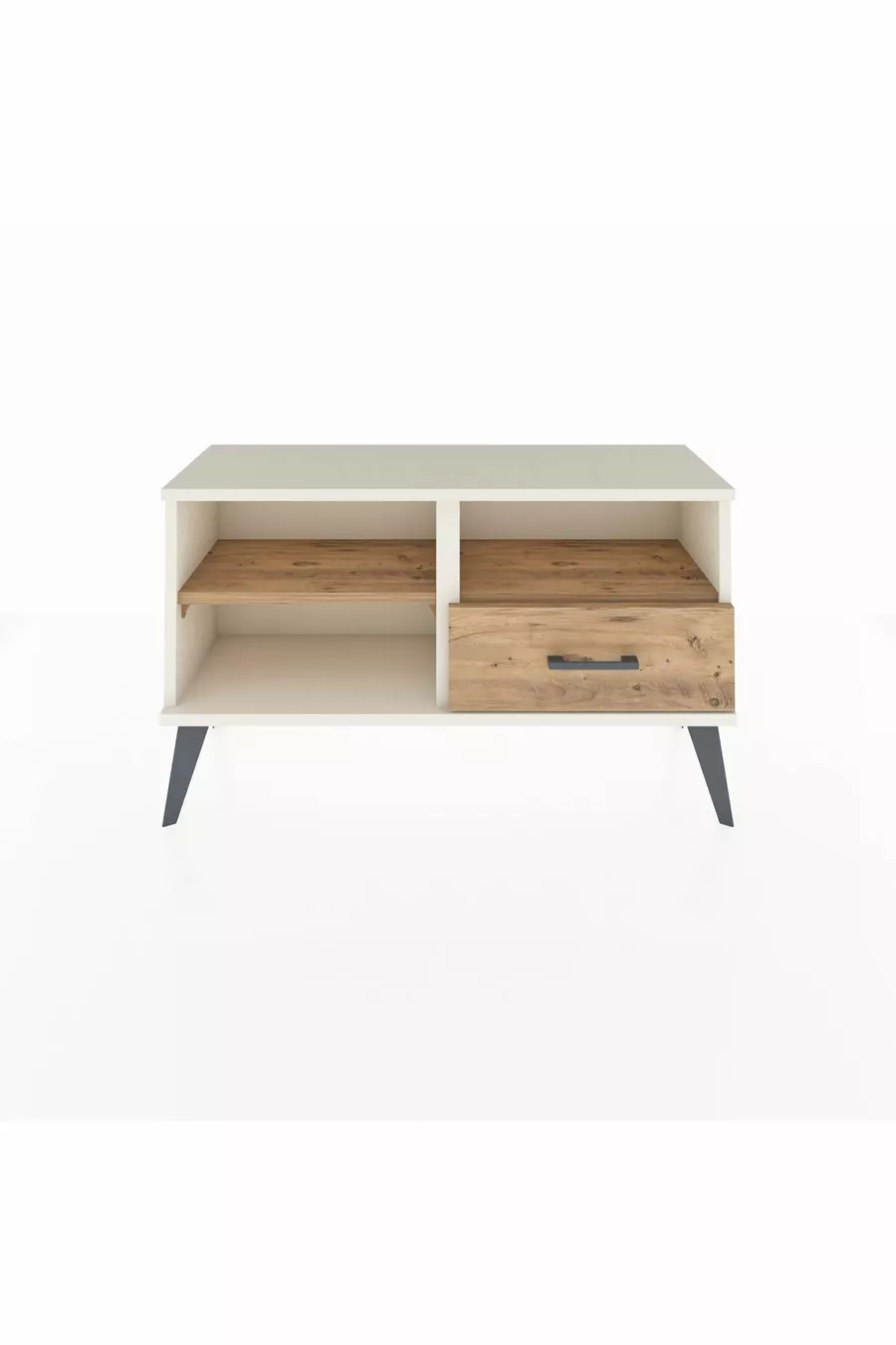 Arges Kommode 2 Regale Einzelschublade Achat-Kiefer