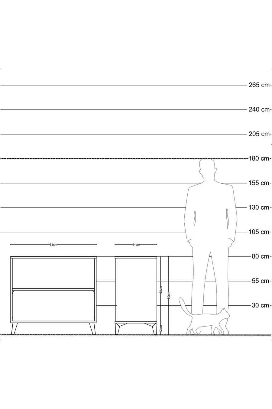 Hyperion Ladekast Enkele Plank Den-Het-Paleis