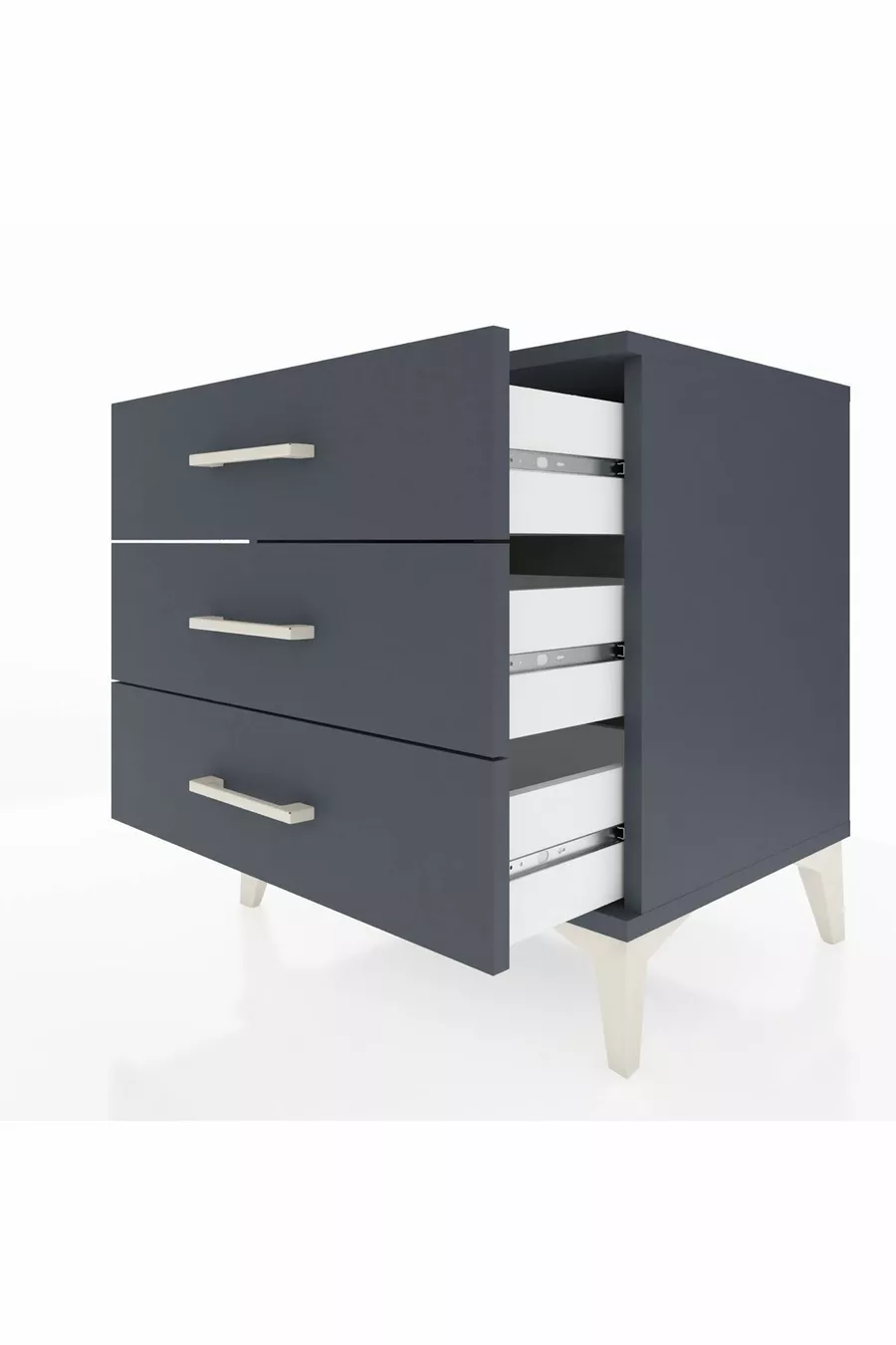 Hyperion Commode 3 Lades Antraciet-Antraciet