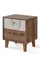 Bedside Table, Megan 2-Drawer Nightstand