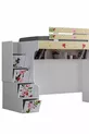 Lit superposé, Mira Lit superposé Armoire 2 Matelas Comfort