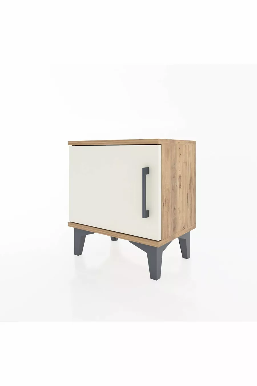 Silva Commode : Pin-Pierre d'Agate, À Une Porte, Une Étagère | Élégante et Pratique