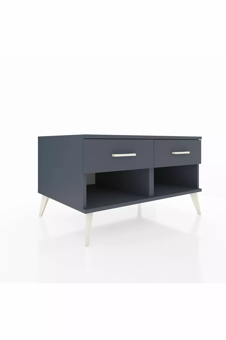 Commode Kronos 2 tiroirs Anthracite-Anthracite