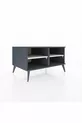 Commode Kronos 2 étagères Anthracite-Anthracite/Pierre de lune