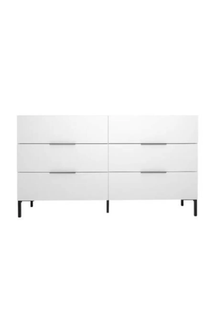 Oryana 6 Schubladenkommode-Matt Seeblanco cm