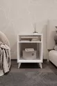 Serina Open Shelf Nightstand Bedside Table Atlantic Pine